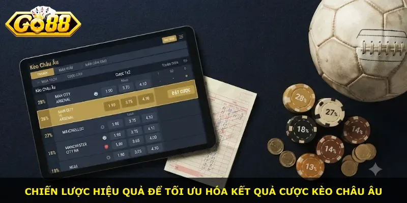 Chiến lược hiệu quả để tối ưu hóa kết quả cược kèo châu Âu