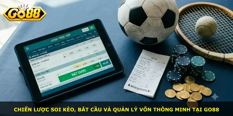 Chiến lược soi kèo, bắt cầu và quản lý vốn thông minh tại Go88