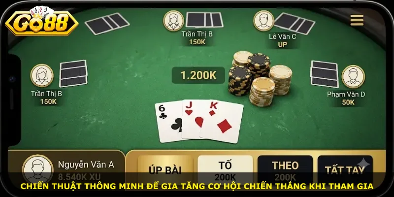 Chiến thuật thông minh để gia tăng cơ hội chiến thắng khi tham gia