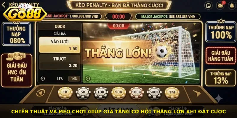 Chiến thuật và mẹo chơi giúp gia tăng cơ hội thắng lớn khi đặt cược
