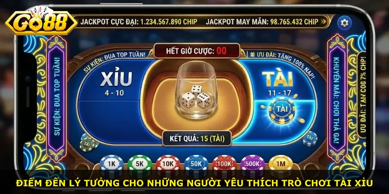 Điểm đến lý tưởng cho những người yêu thích trò chơi tài xỉu