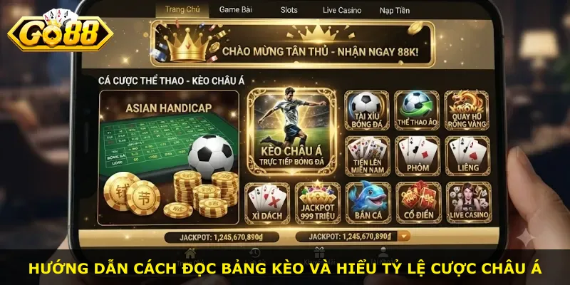 Hướng dẫn cách đọc bảng kèo và hiểu tỷ lệ cược châu Á