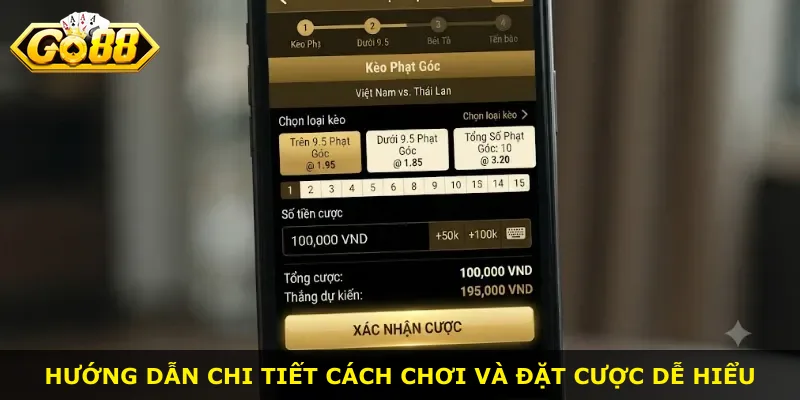Hướng dẫn chi tiết cách chơi và đặt cược dễ hiểu