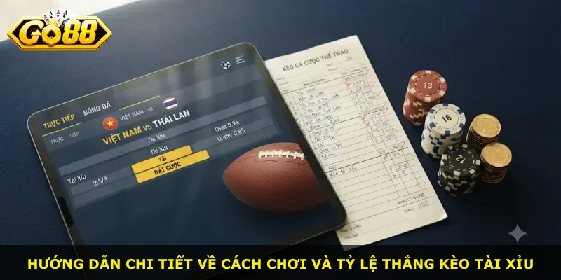 Hướng dẫn chi tiết về cách chơi và tỷ lệ thắng kèo tài xỉu