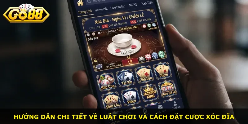 Hướng dẫn chi tiết về luật chơi và cách đặt cược xóc đĩa