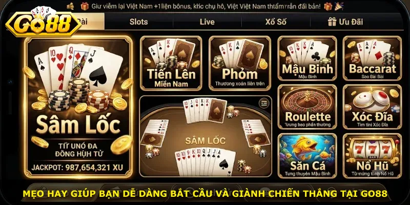 Mẹo hay giúp bạn dễ dàng bắt cầu và giành chiến thắng tại Go88