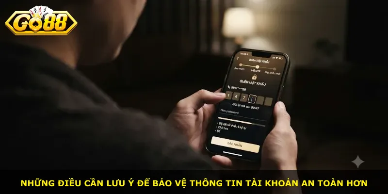Những điều cần lưu ý để bảo vệ thông tin tài khoản an toàn hơn
