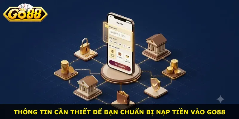 Thông tin cần thiết để bạn chuẩn bị nạp tiền vào Go88
