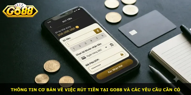 Thông tin cơ bản về việc rút tiền tại Go88 và các yêu cầu cần có