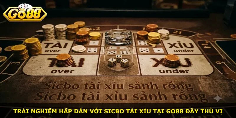 Trải nghiệm hấp dẫn với Sicbo tài xỉu tại Go88 đầy thú vị